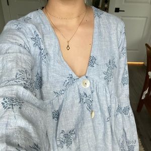 Zara Button Top